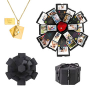 'Love You' Necklace + DIY Explosion Box