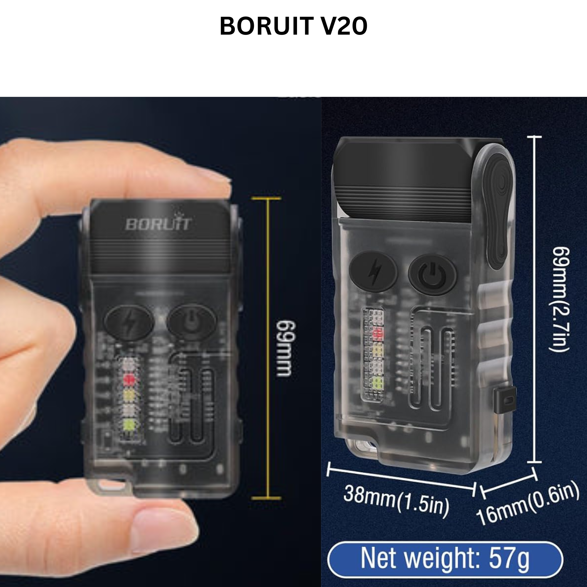Boruit Flashlights