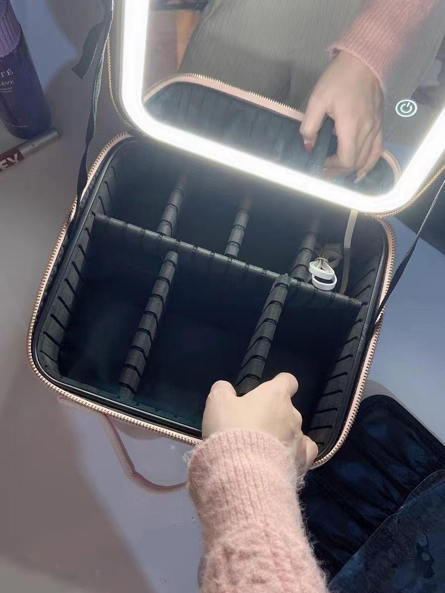 Makeup Bag with LED Mirror - 961stores