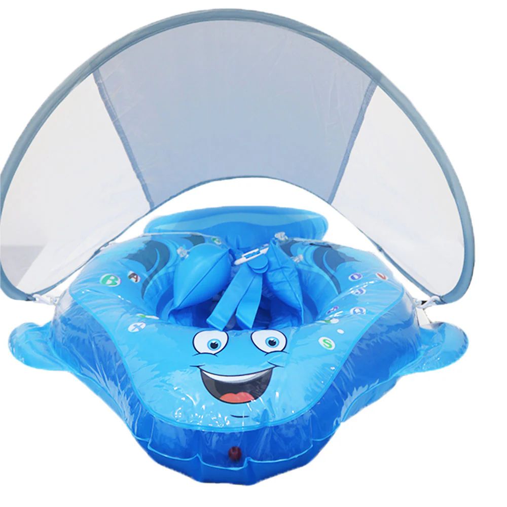 Baby Pool Float with Sun Cover