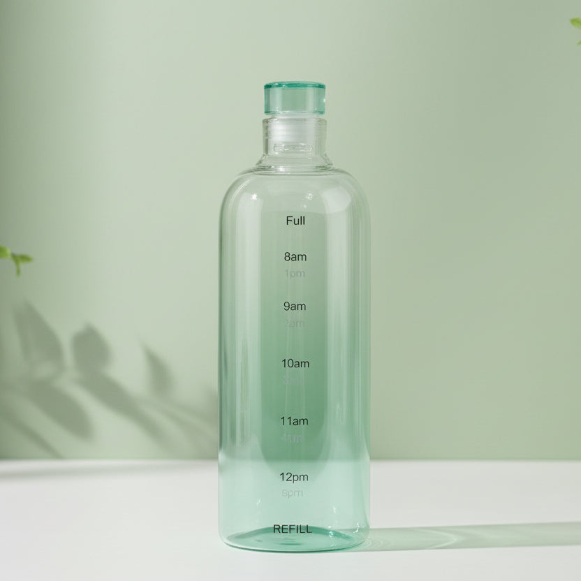 Borosilicate Glass Water Bottle 750ml