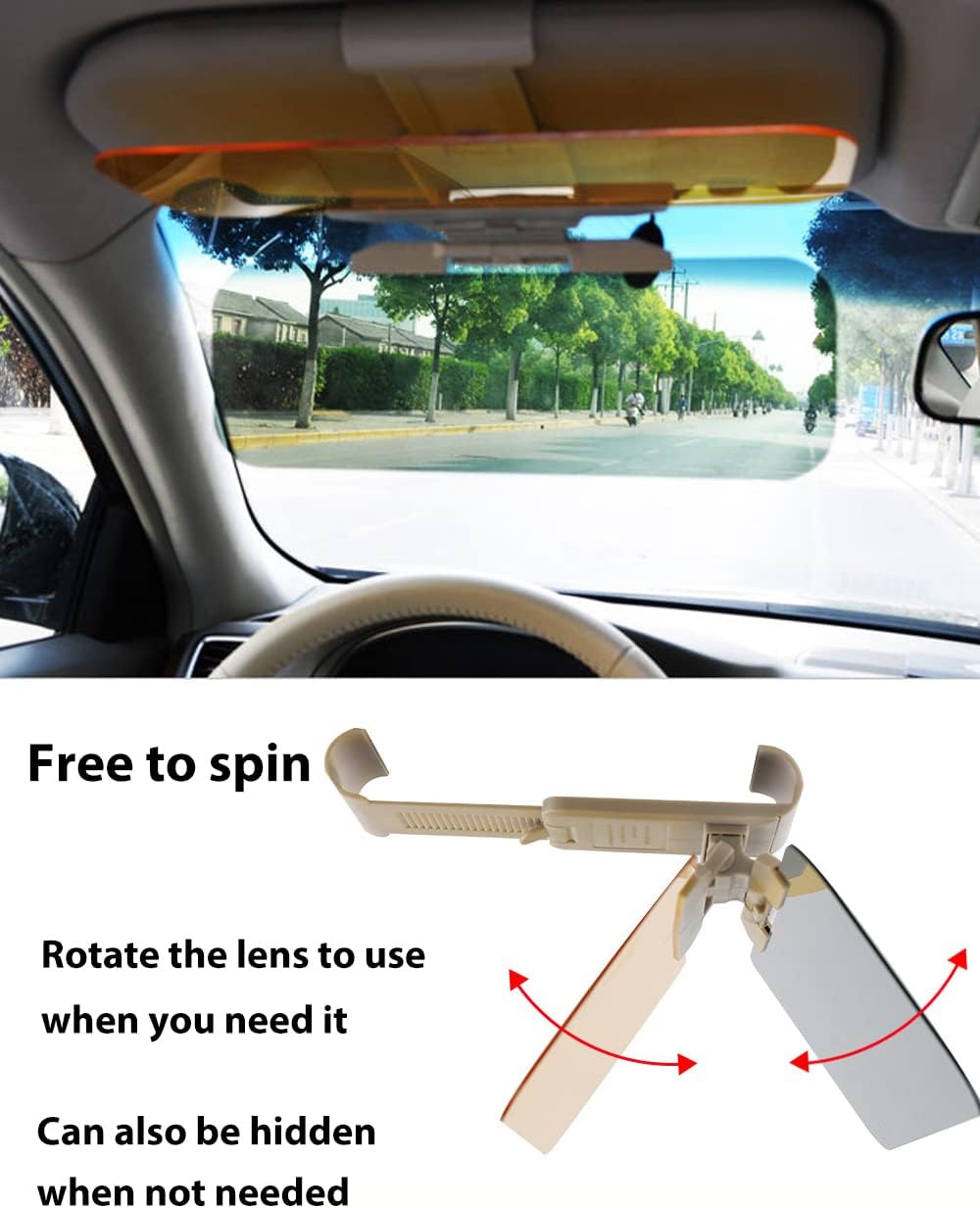 Anti-Sun Car Visor