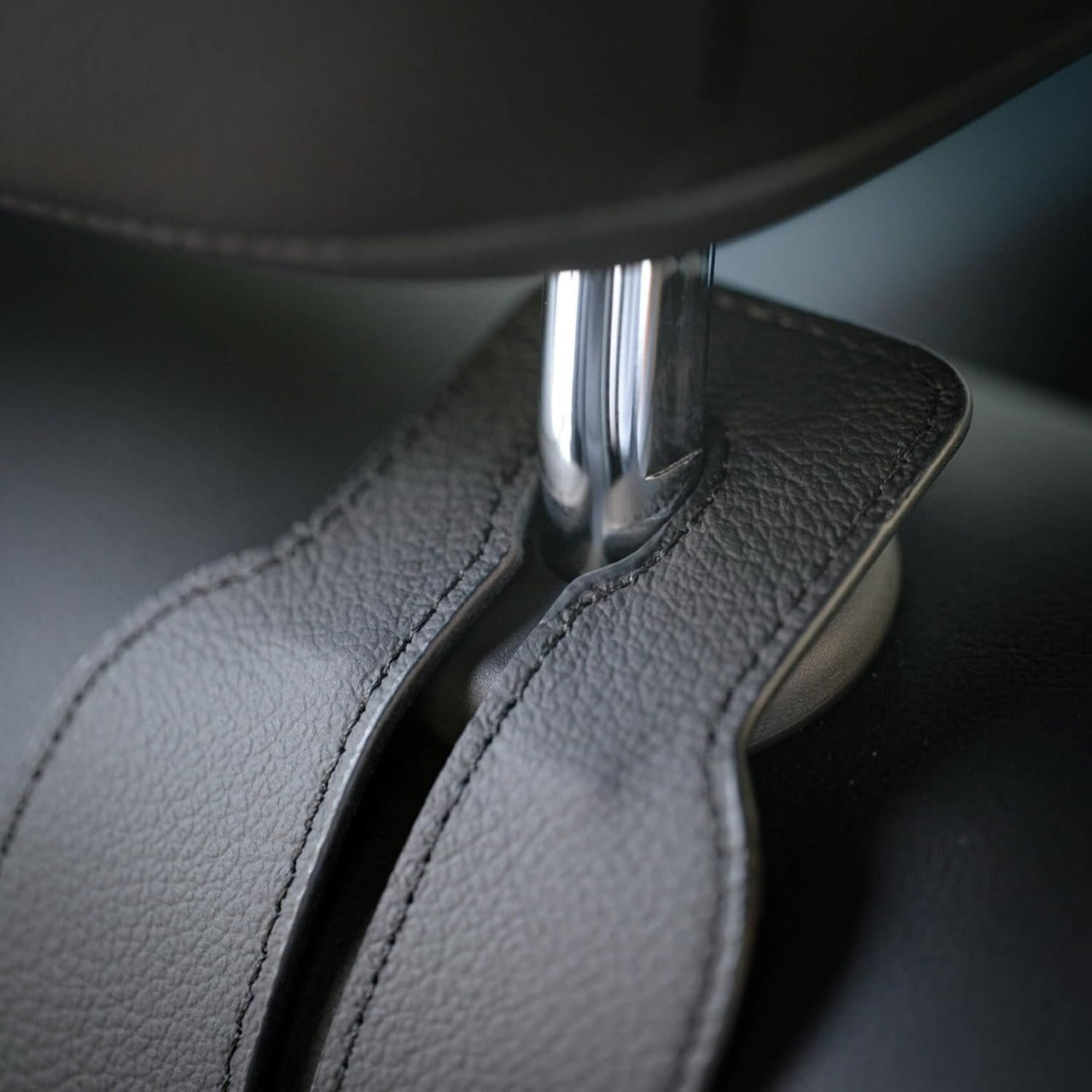 Leather Car Seat Hooks (Set of 2)