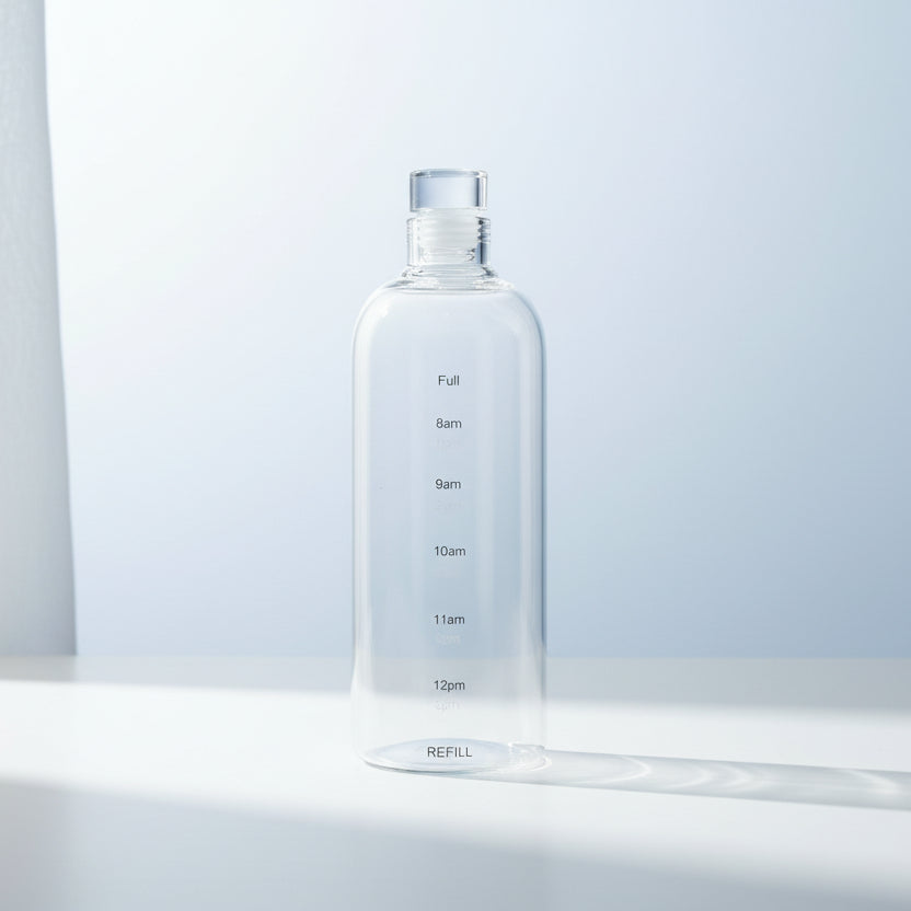 Borosilicate Glass Water Bottle 750ml