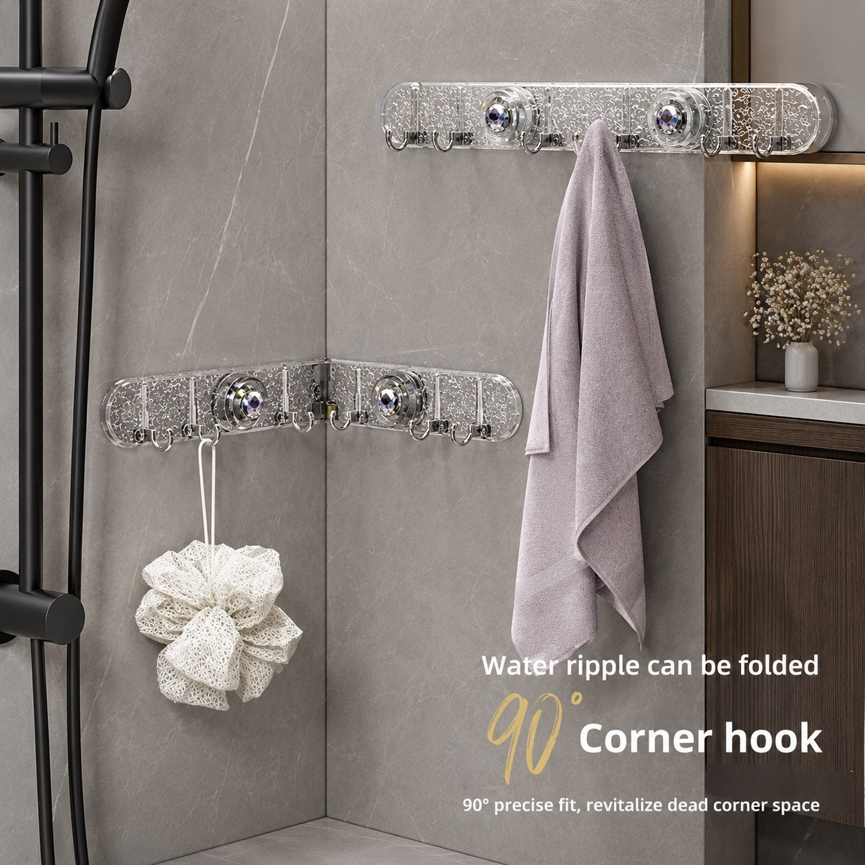 Foldable Corner Wall Hook