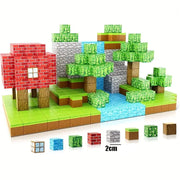 114-Pcs Magnetic Minecraft Blocks Set