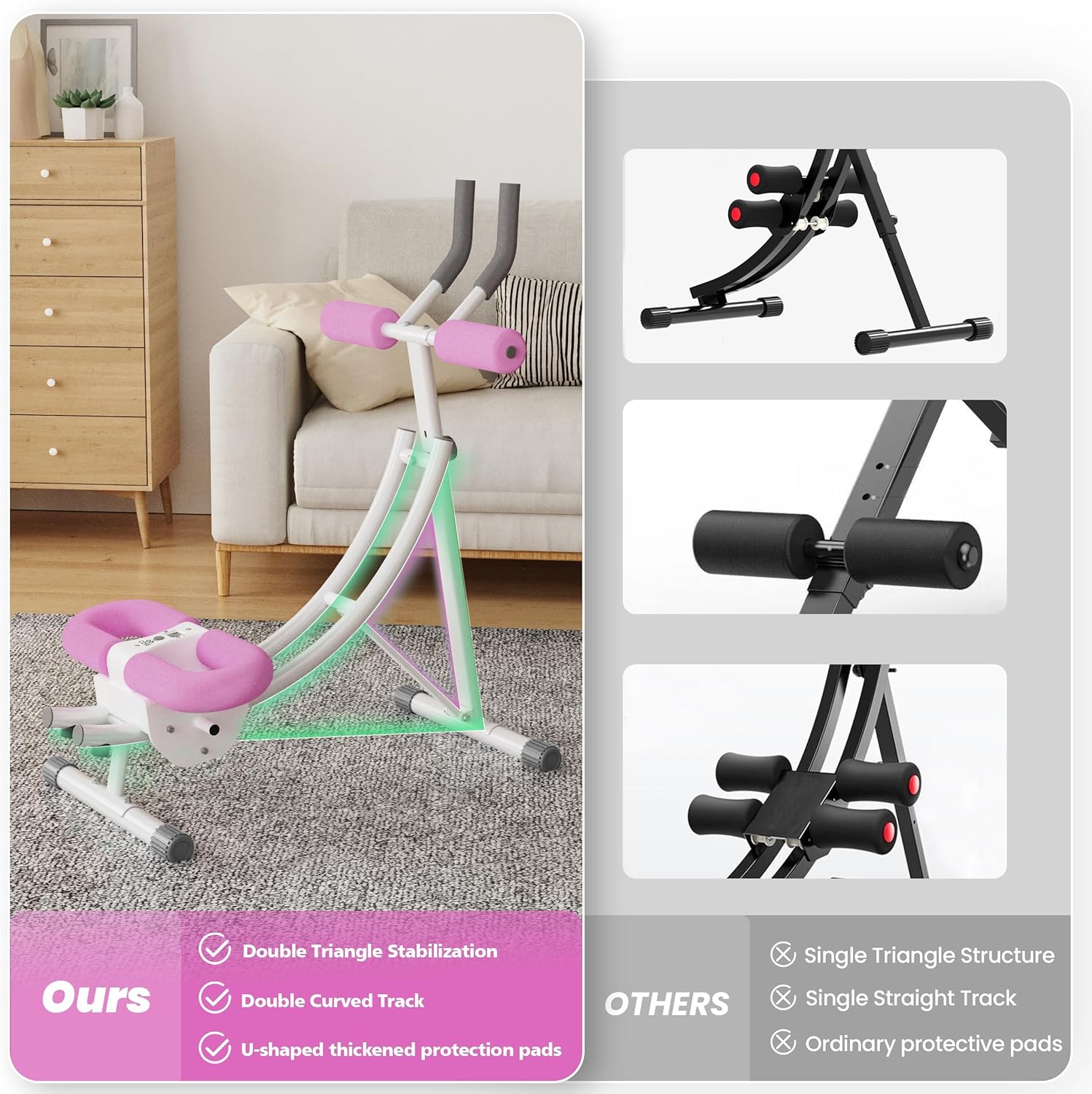 Adjustable ABS Workout Machine