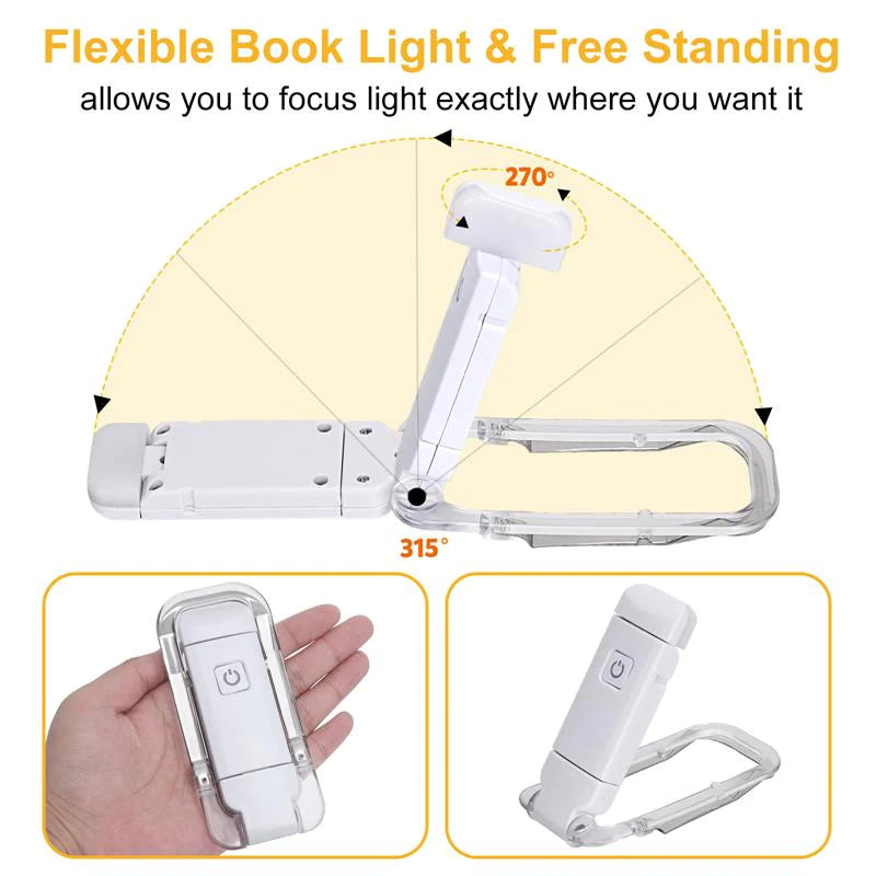 Rechargeable Book Light Clip