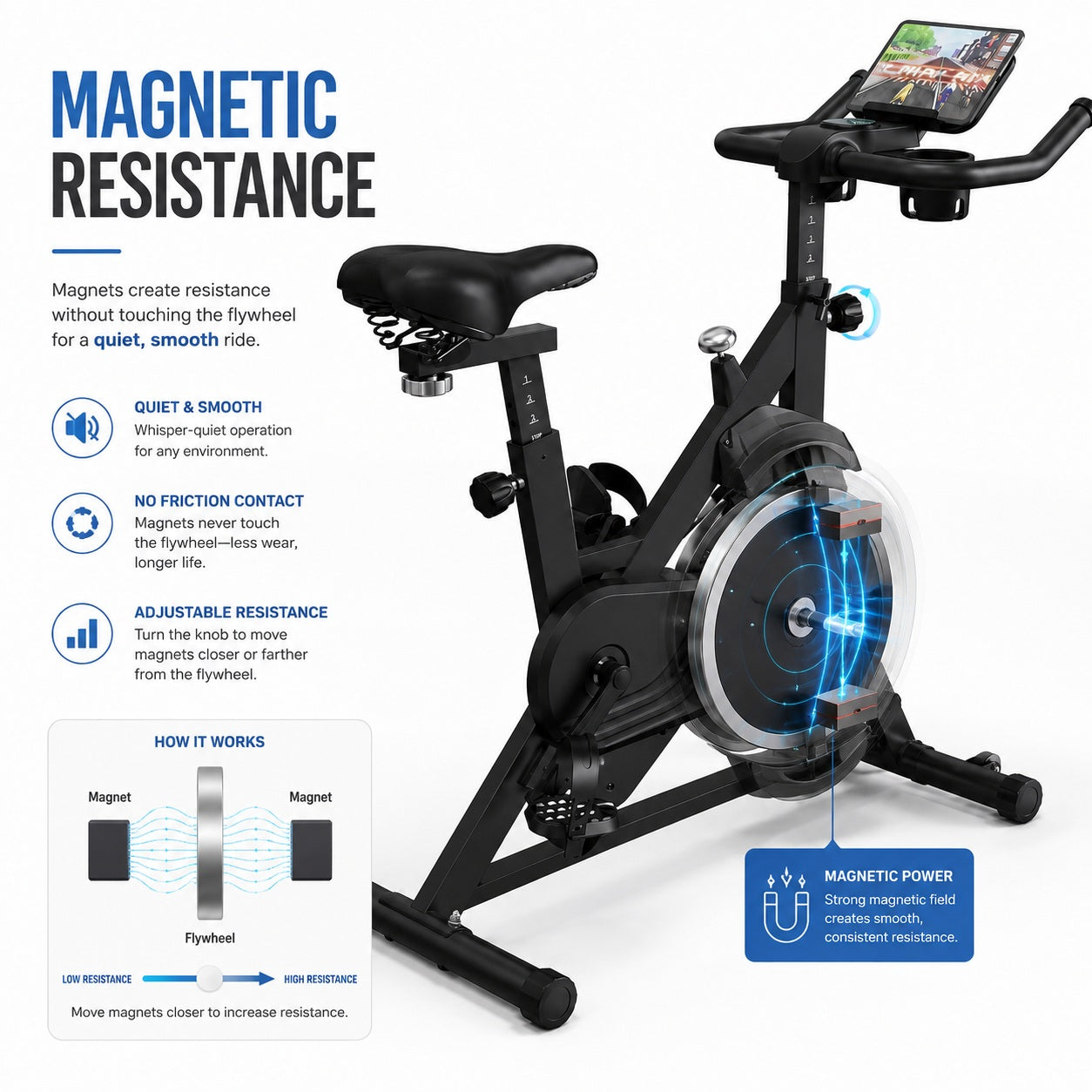 Magnetic Exercise Bike