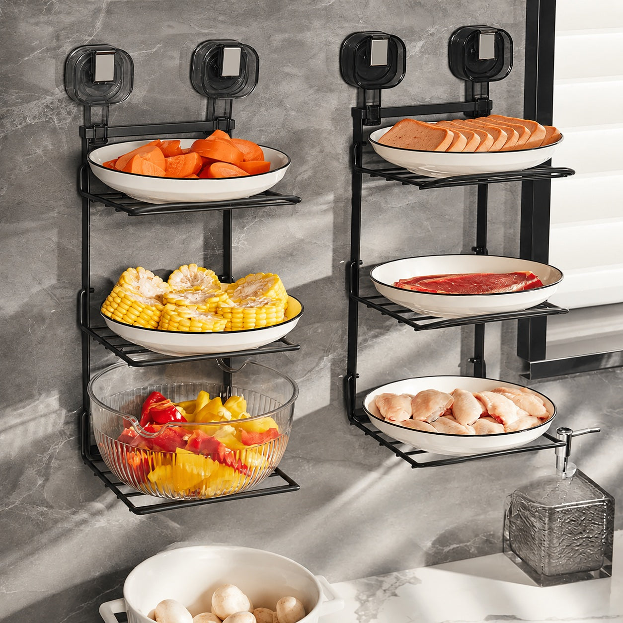 3-Tier Wall Storage Rack