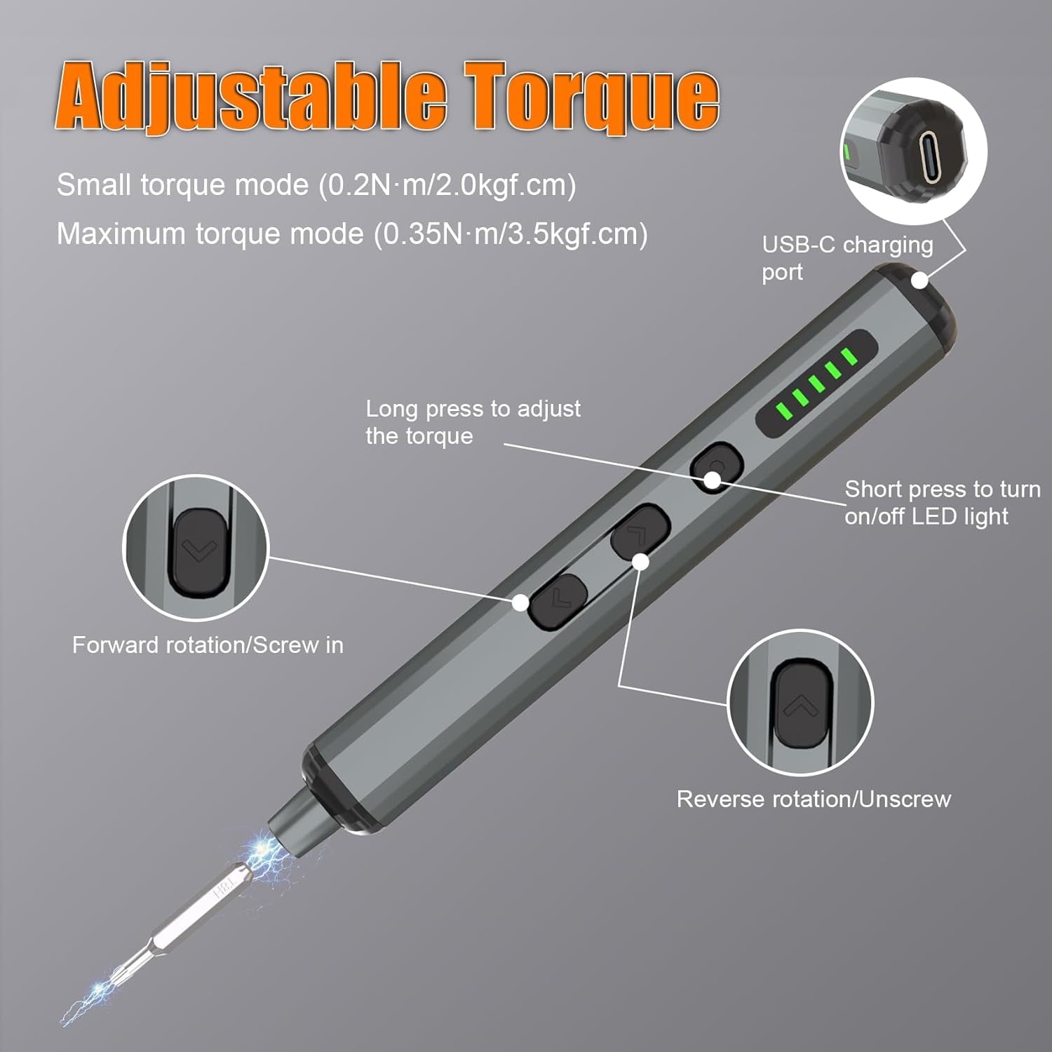 Rechargeable 68 in 1 Electric Screwdriver