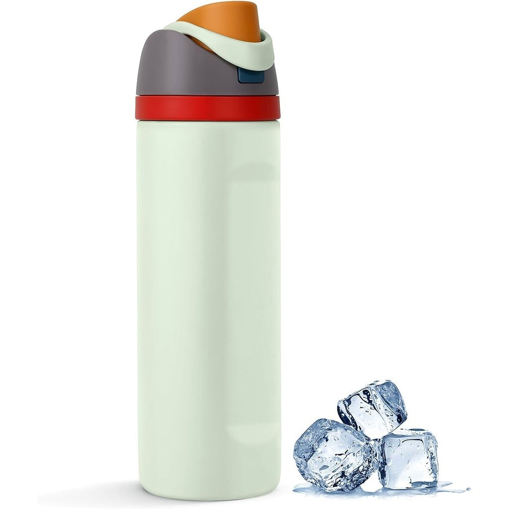 Insulated Stainless Steel Bottle with 2-in-1 Lid