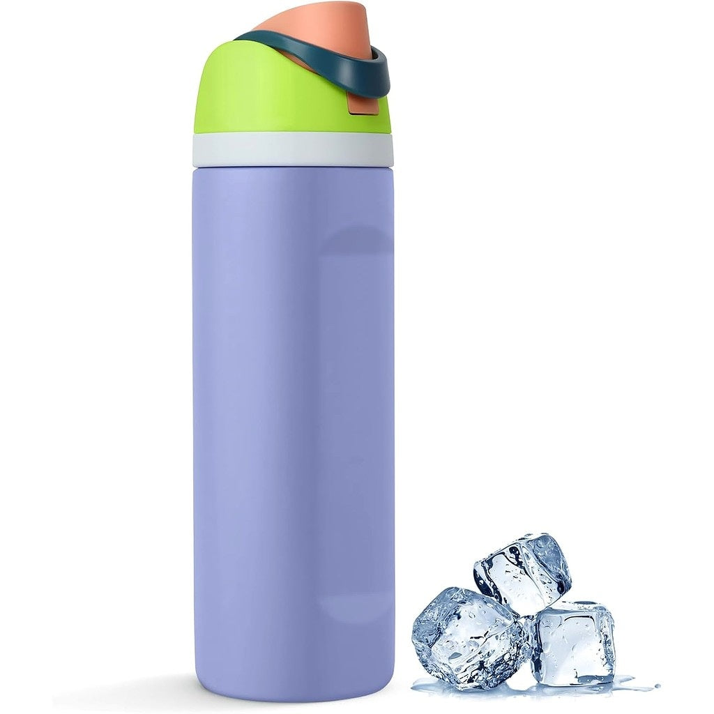 Insulated Stainless Steel Bottle with 2-in-1 Lid