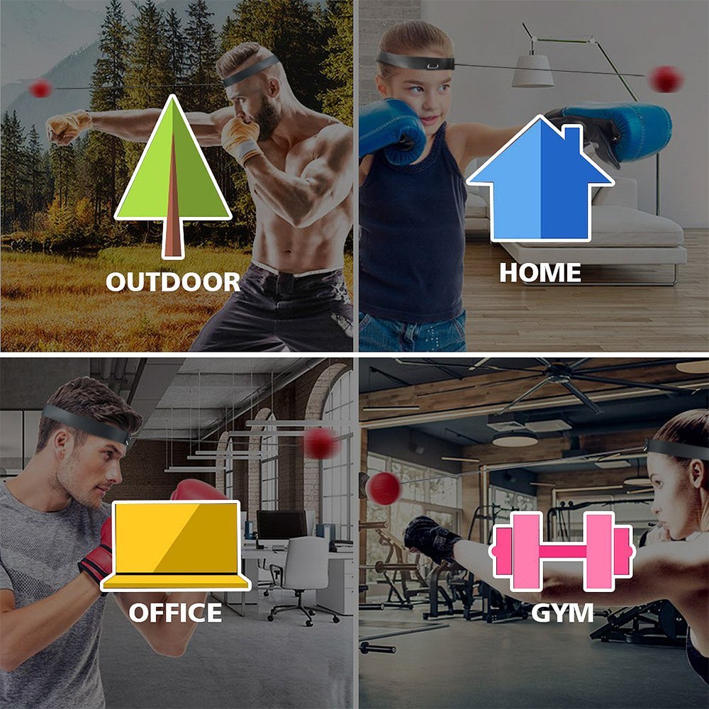 Headband Boxing Ball (3 Balls)