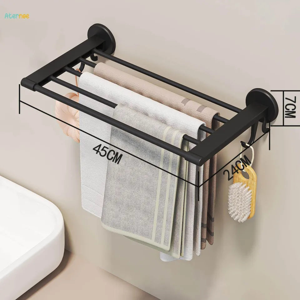 Multi-Bar Wall Towel Rack
