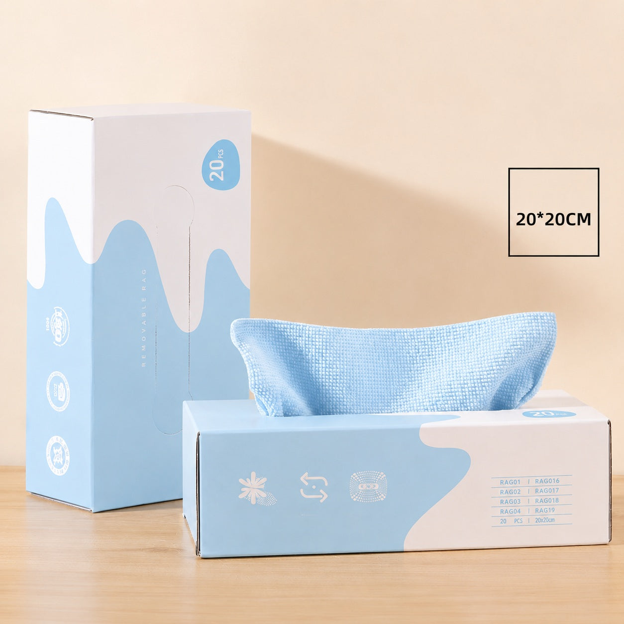 Extractable Microfiber Cloths (Pack of 20)