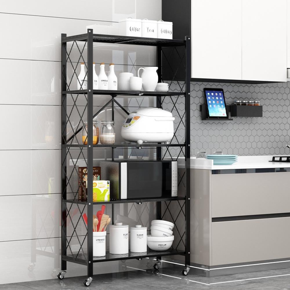 Foldable Shelves with Wheels