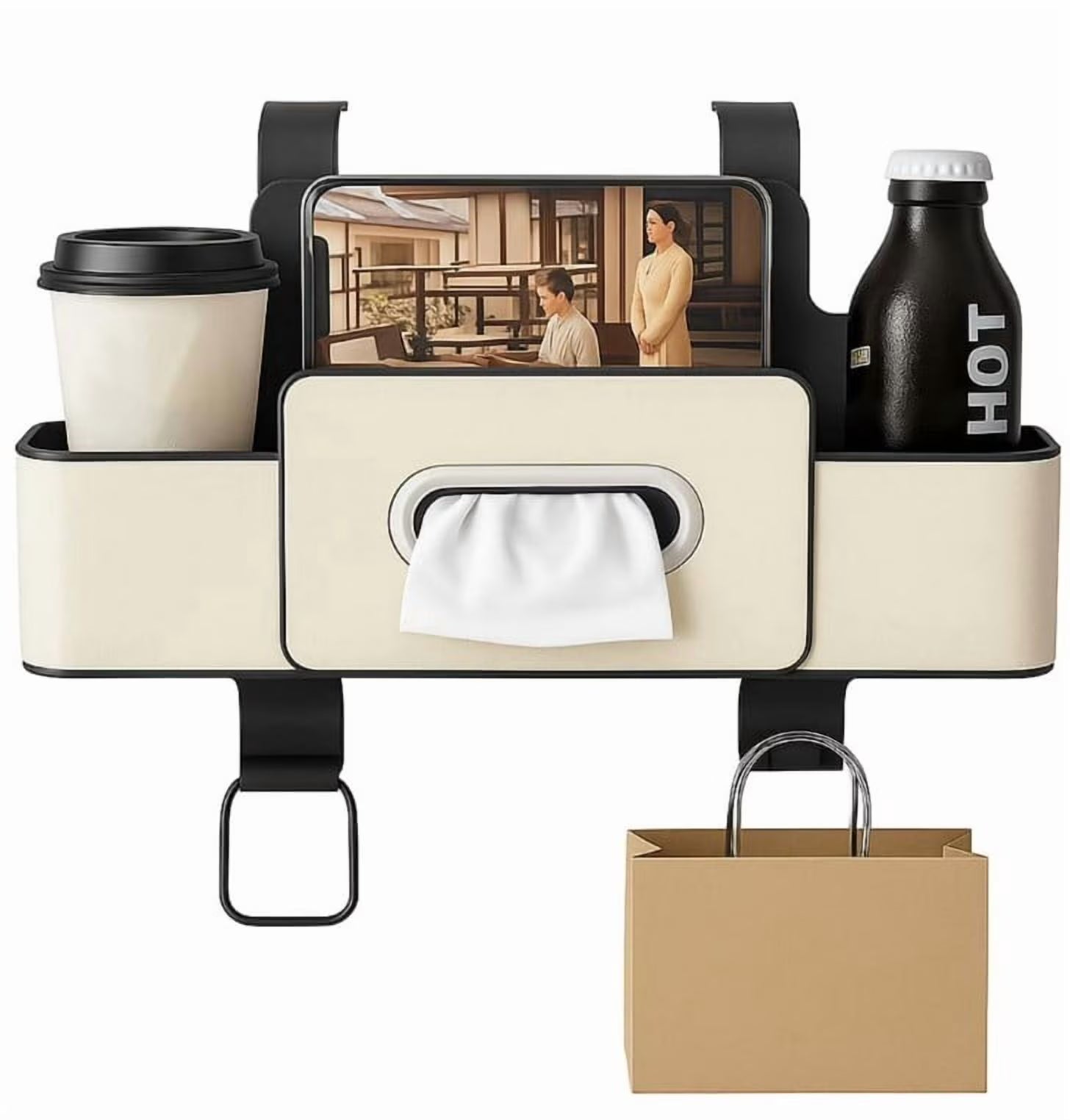 Car Seat Back Storage Box Organizer