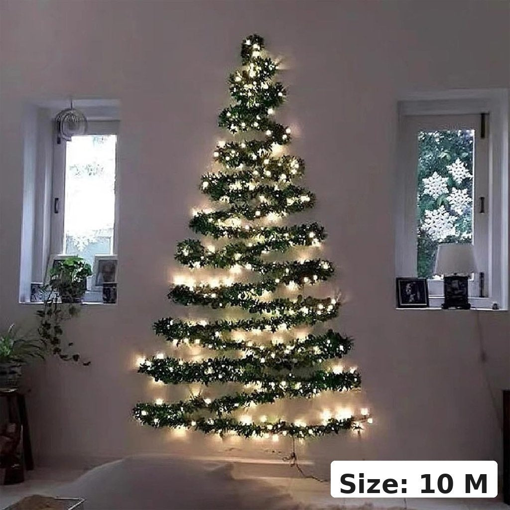 Christmas Garland with Lights