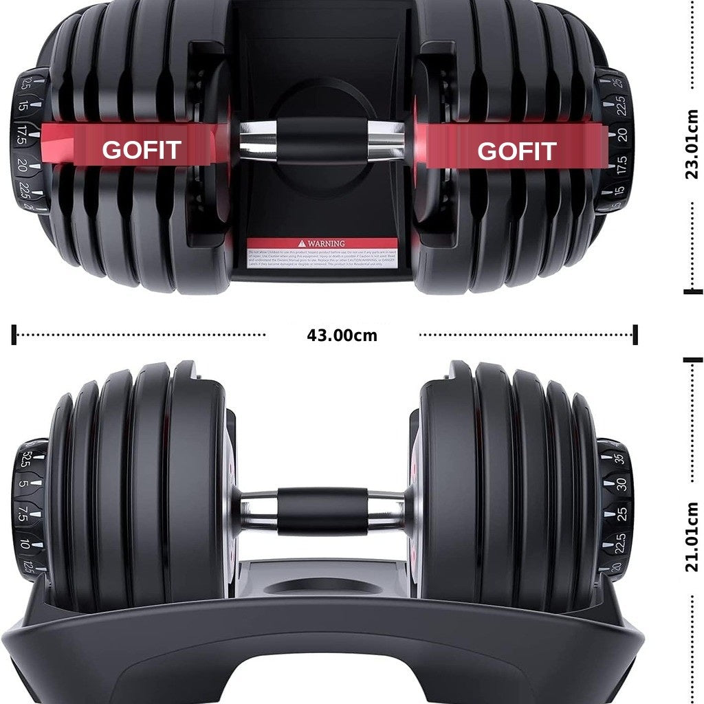 Adjustable Dumbbell Set (25KG)