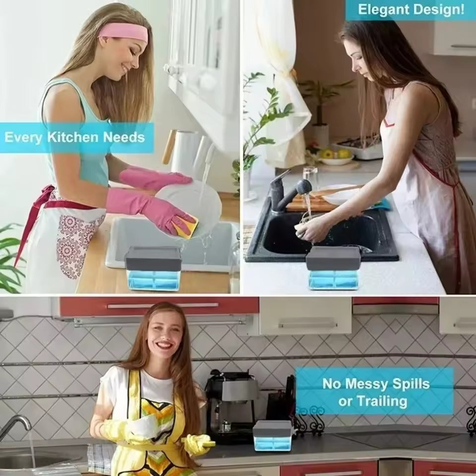 2 in 1 Sponge Holder and Soap Dispenser