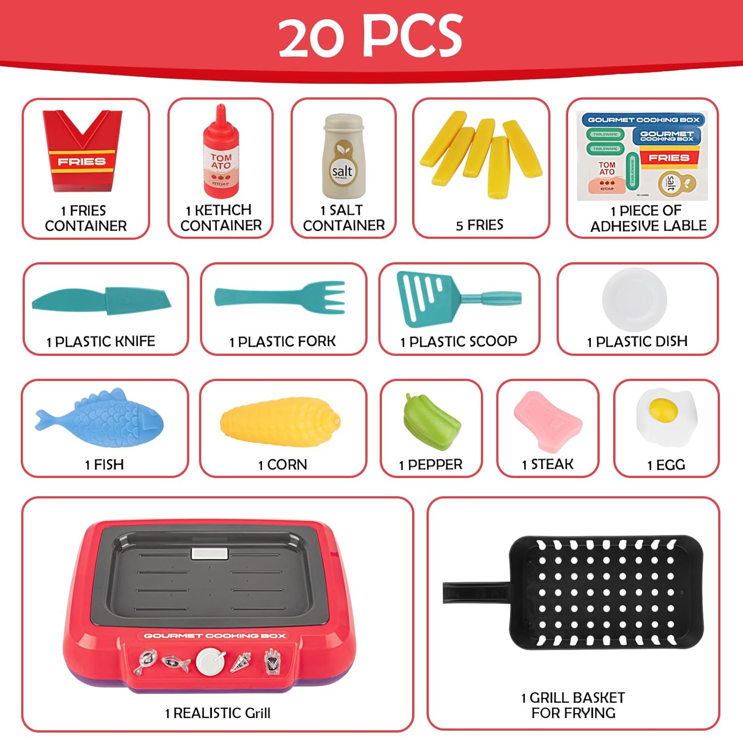 Color Changing Cooking Toy Set