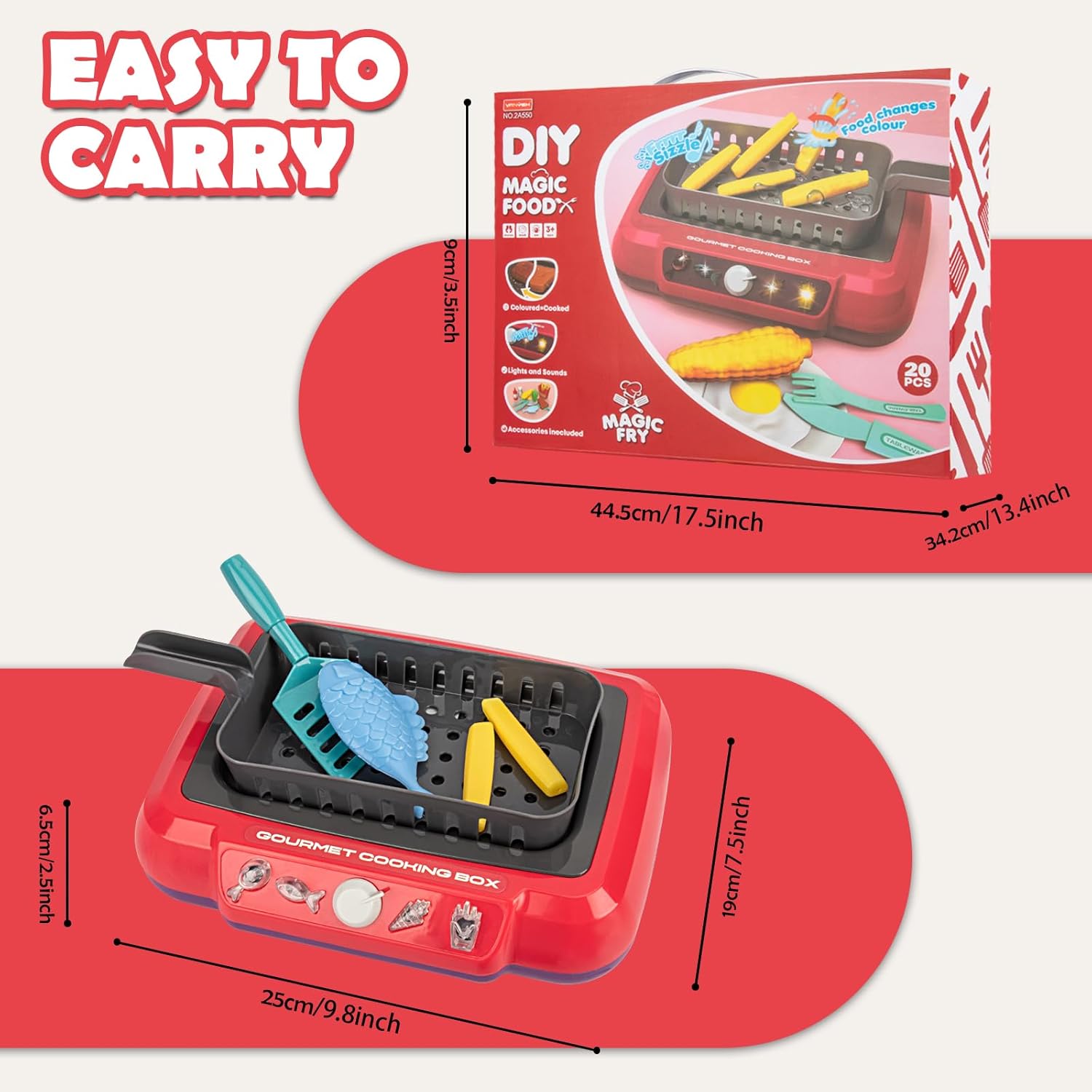 Color Changing Cooking Toy Set