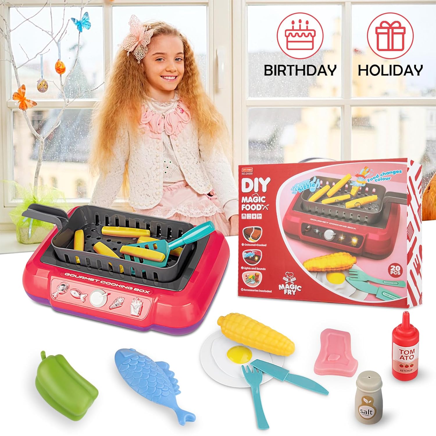Color Changing Cooking Toy Set