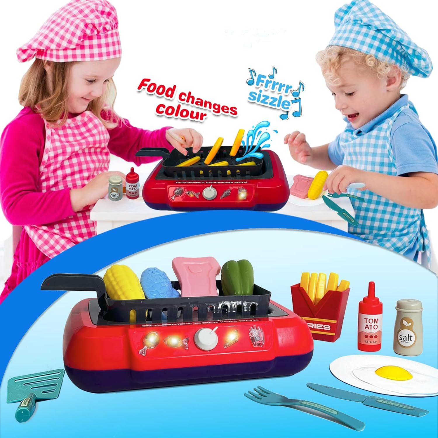 Color Changing Cooking Toy Set