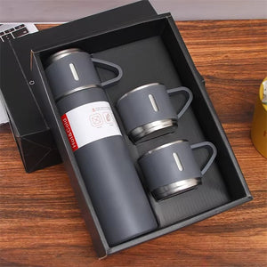 500ml Vacuum Insulated Bottle + 3 cups