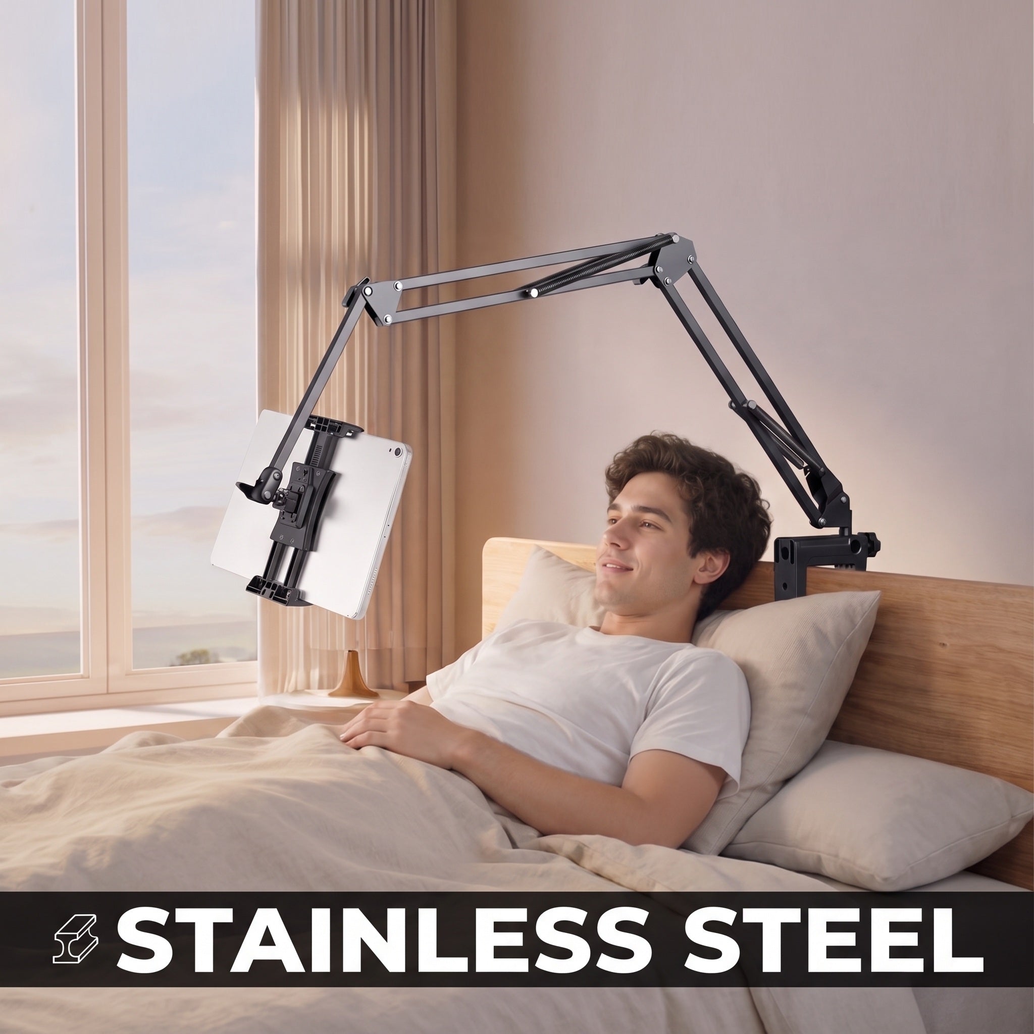 Multi-Device Stainless Steel Adjustable Holder