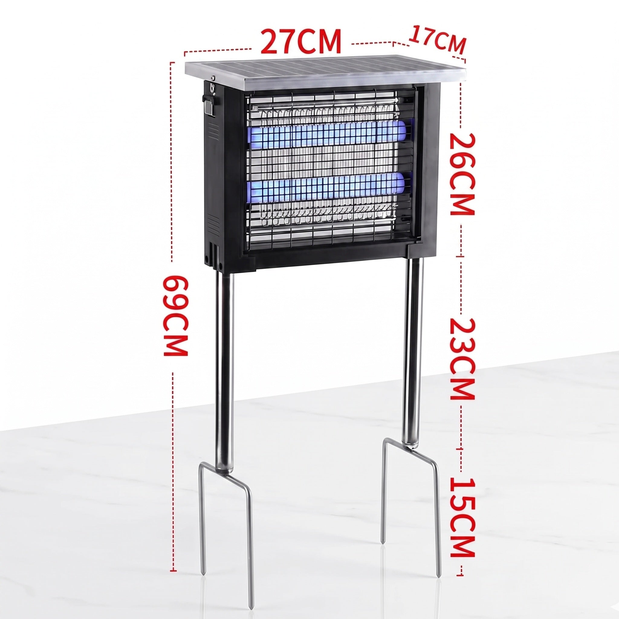 Solar Fly Zapper Lamp