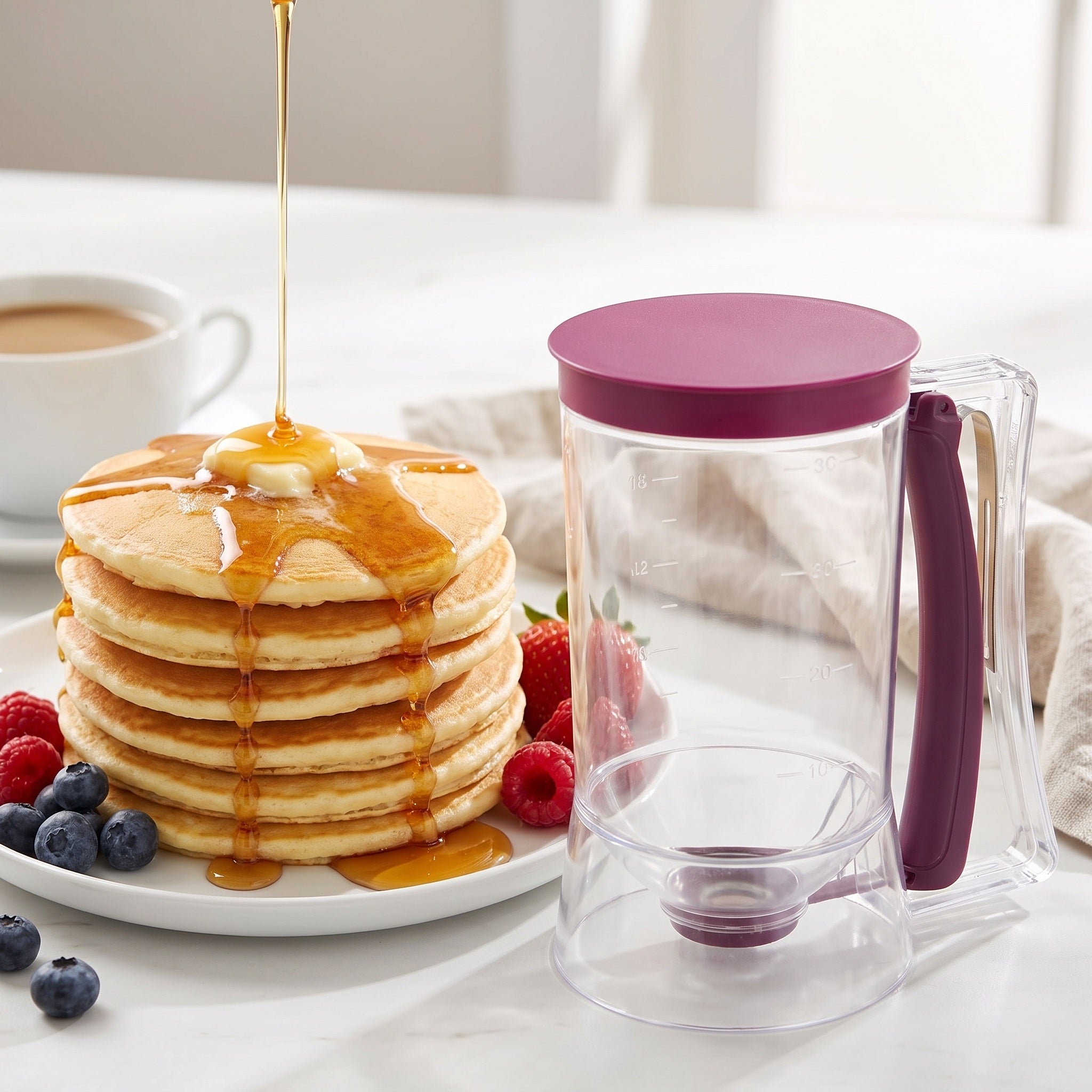 Batter Dispenser for Pancakes and Waffles