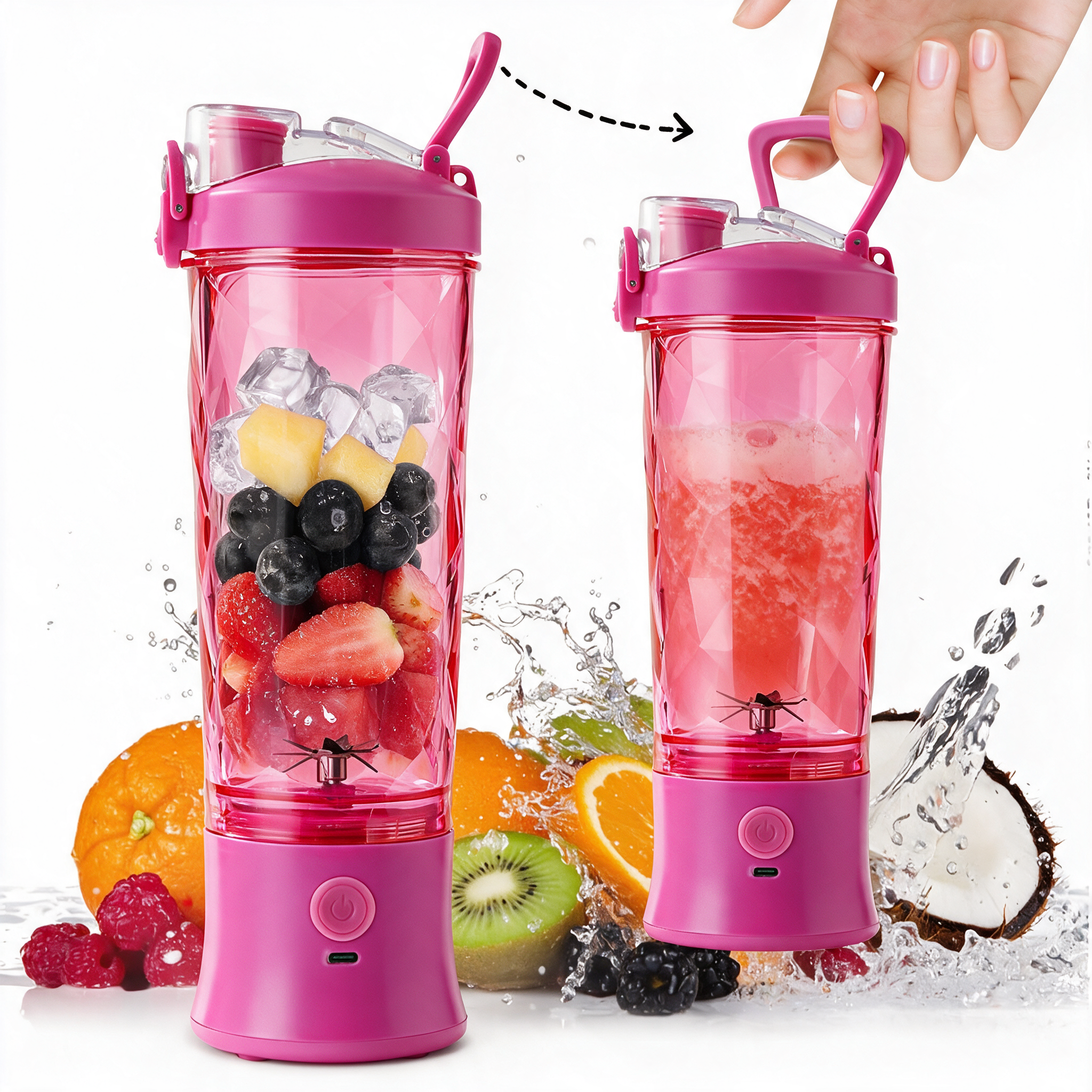 Portable USB Blender with Travel Cup