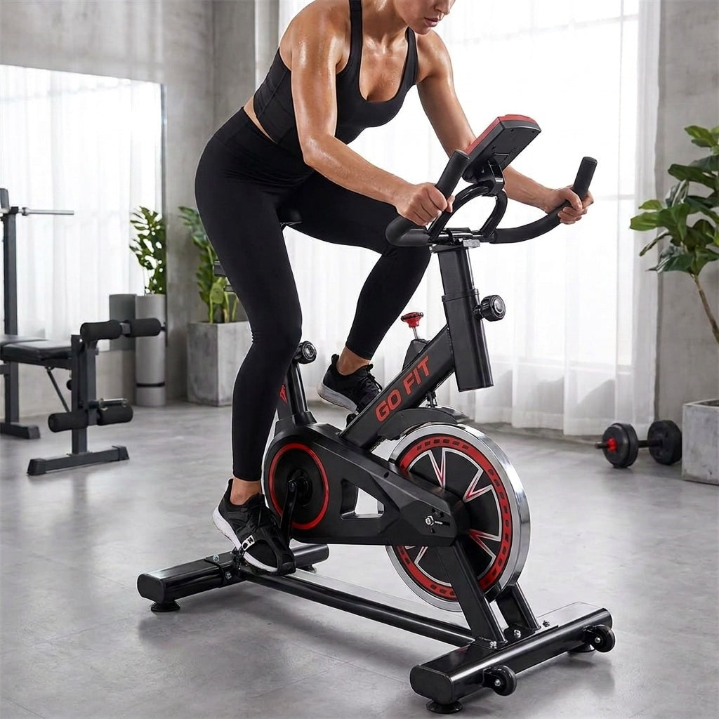 Indoor Spinning Bike with LCD Monitor