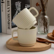 Stackable Ceramic Espresso Mugs (Set of 6)