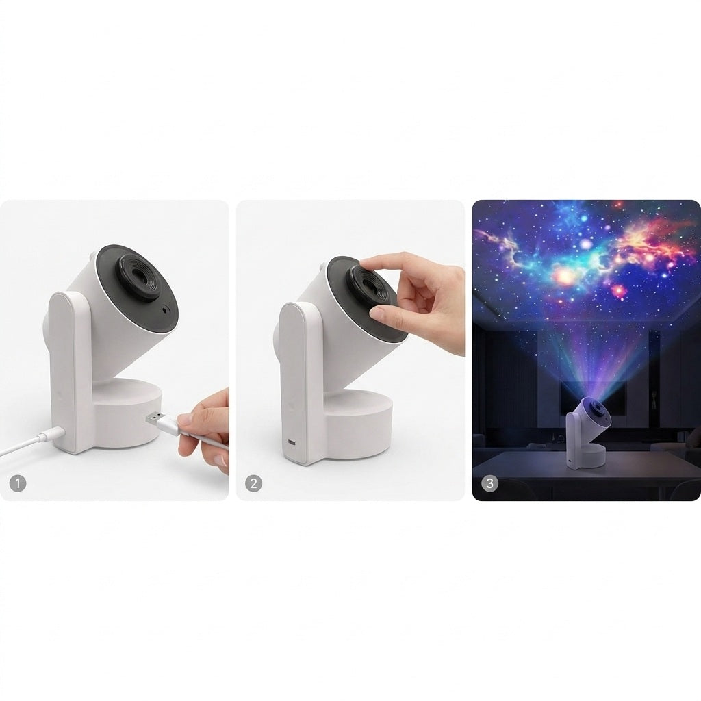 Galaxy Star Projector with Auto Timer