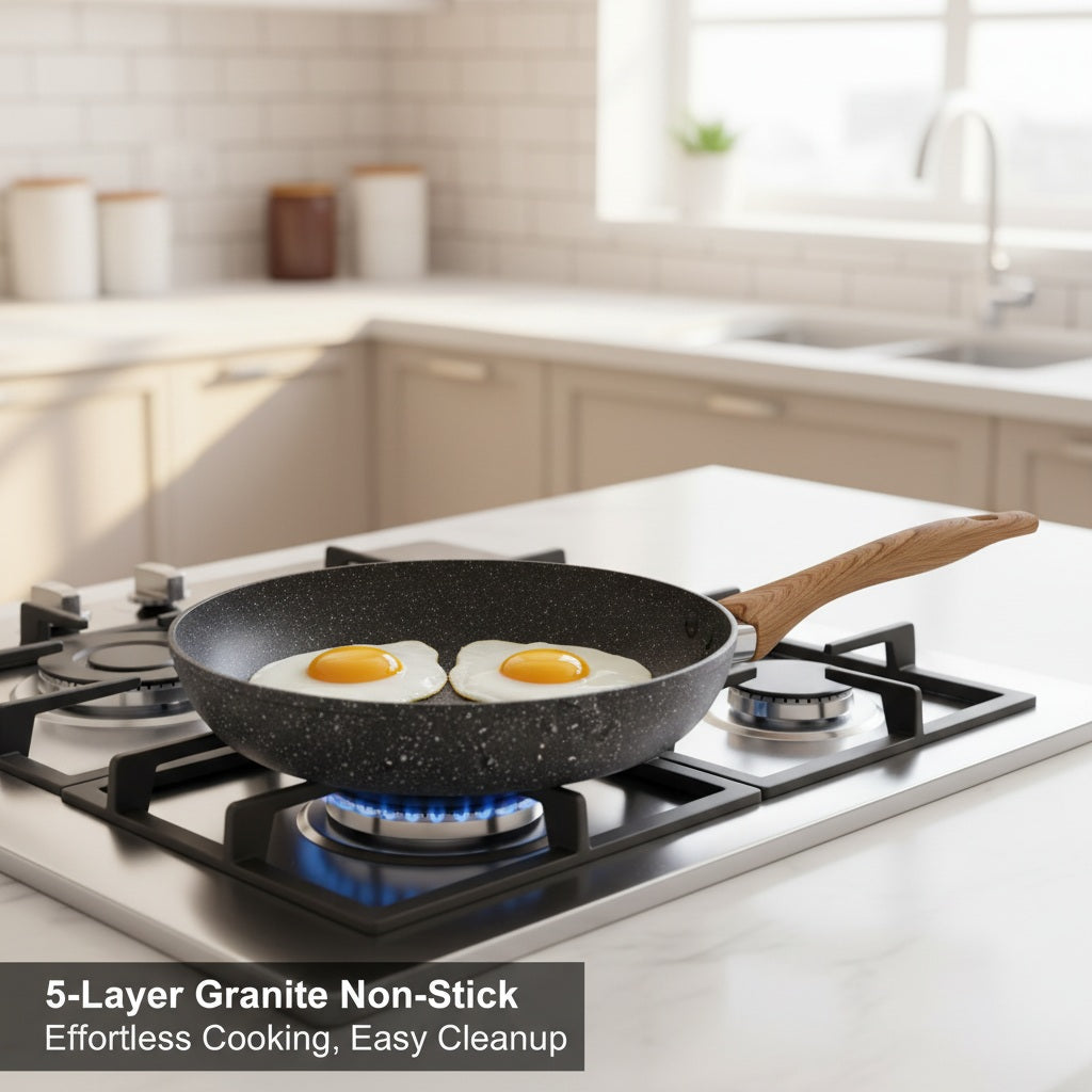 Granite Non-Stick Cookware Set (13 Pieces)