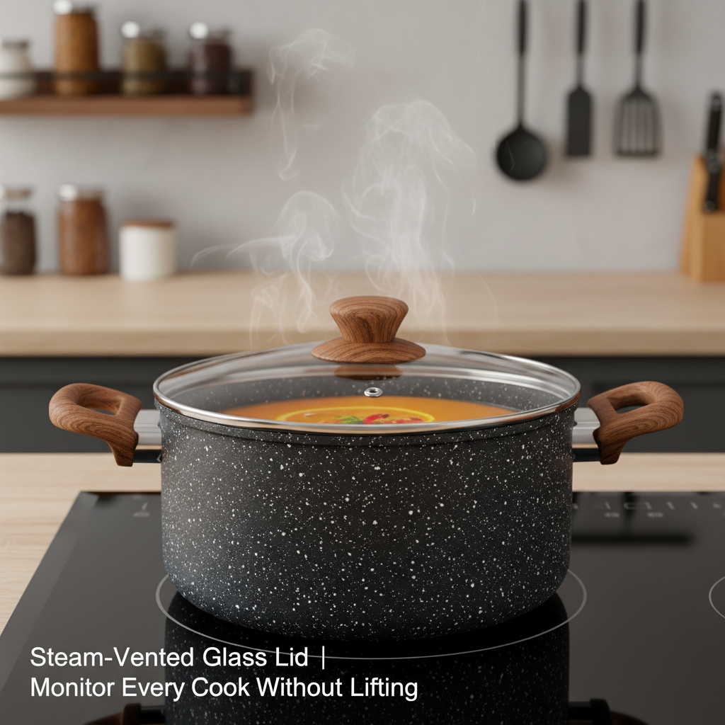Granite Non-Stick Cookware Set (13 Pieces)