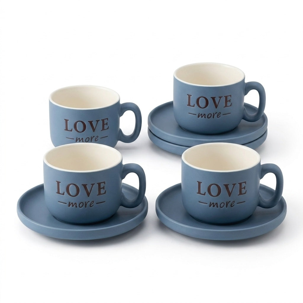 Motivational Ceramic Cup and Saucer Set