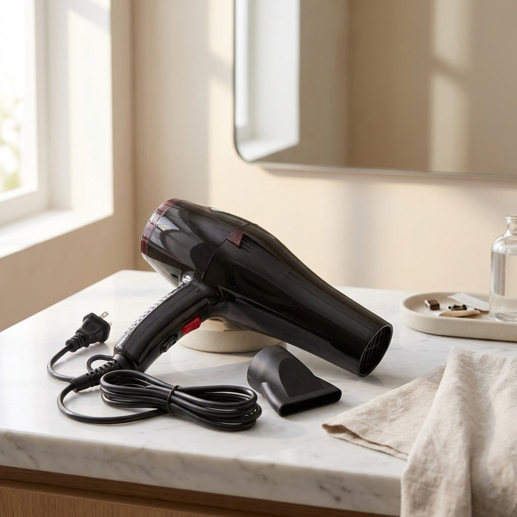 Professional Salon Hair Dryer with Nozzle