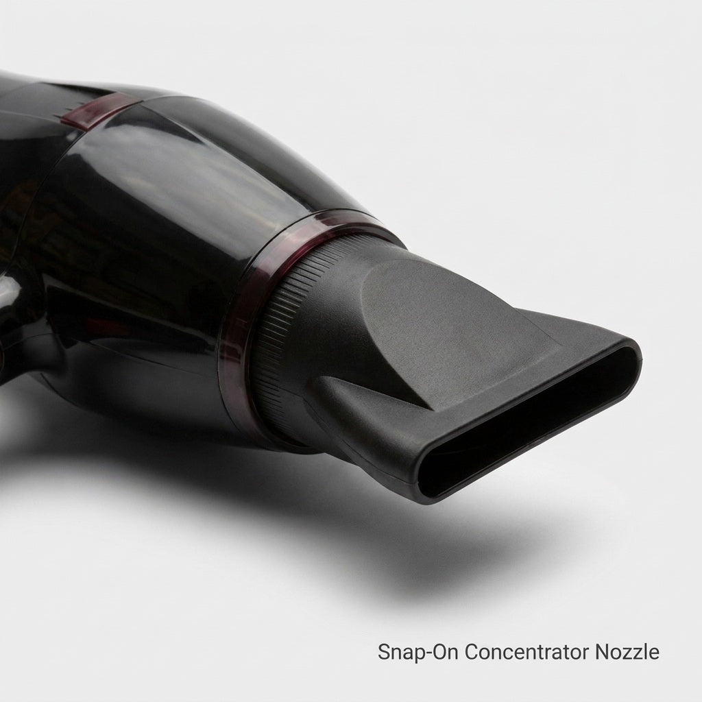Professional Salon Hair Dryer with Nozzle