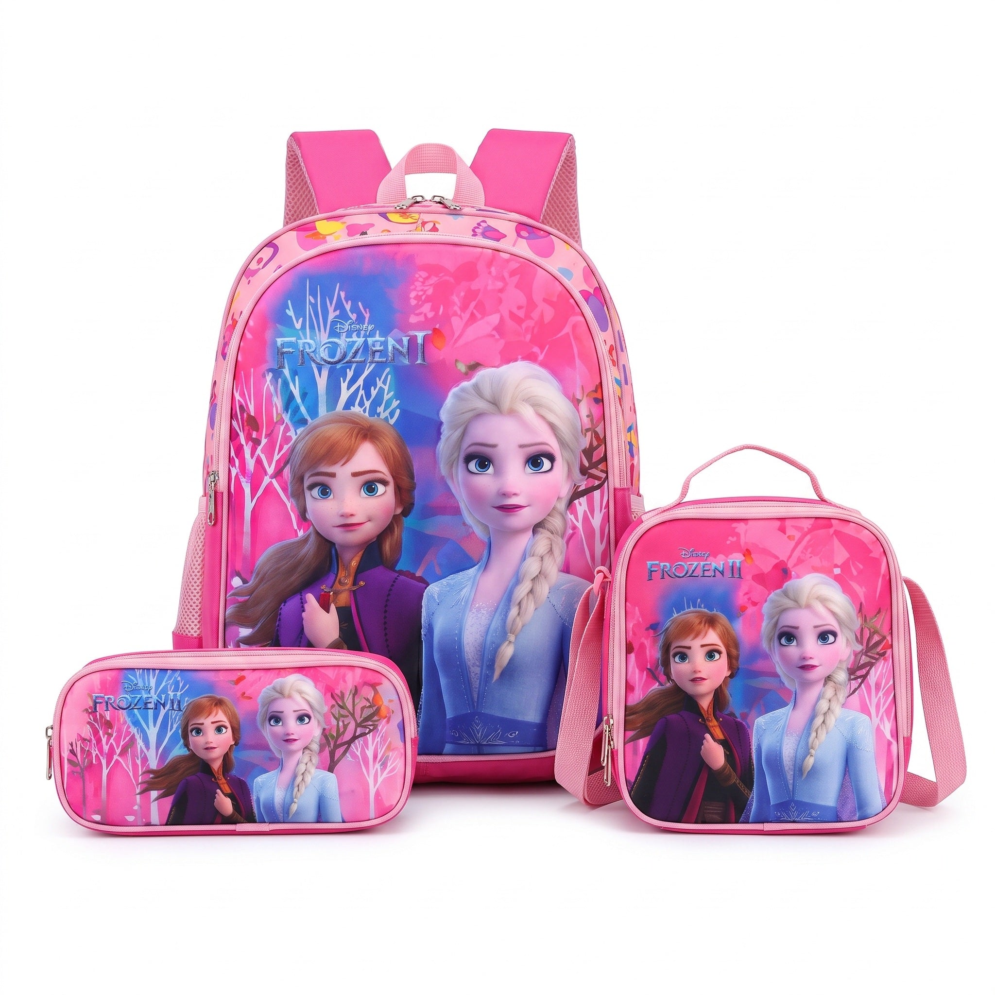 Kids 3-Piece Character School Bag Set