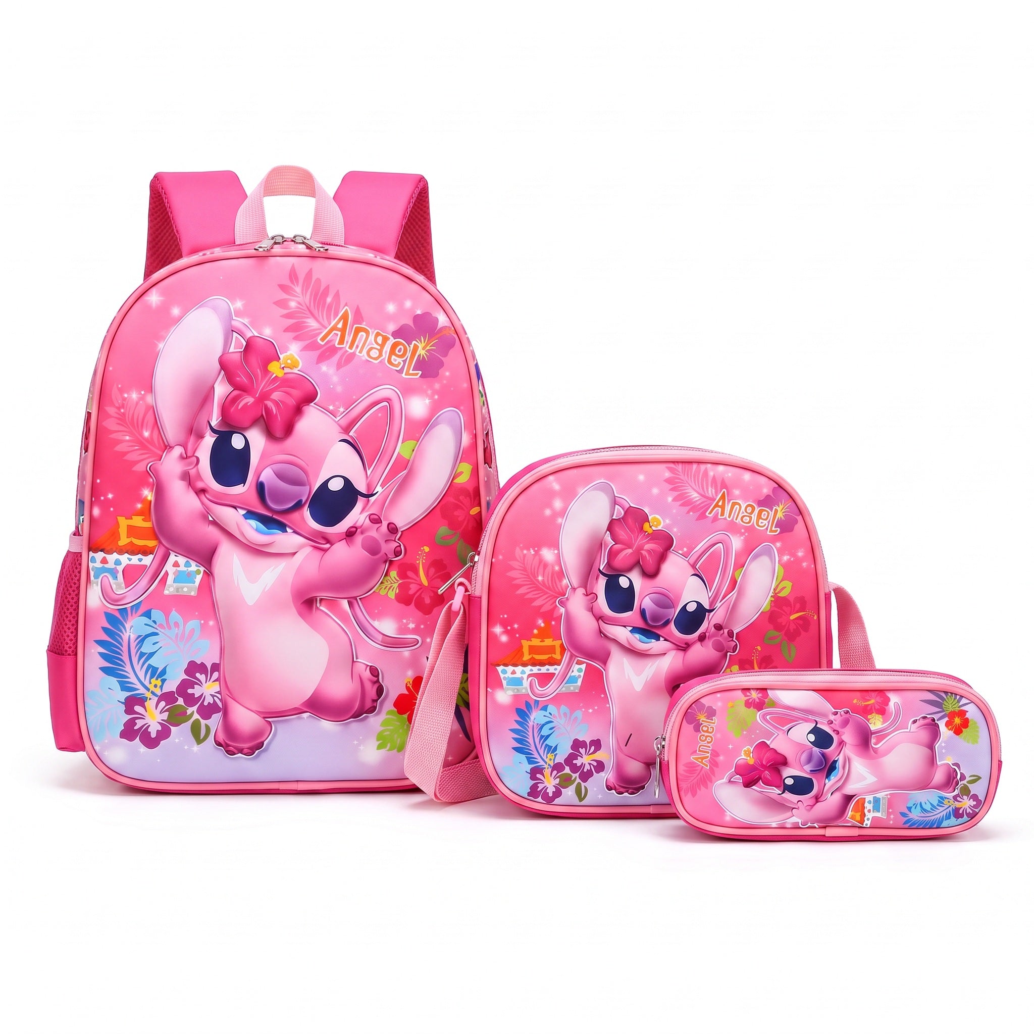 Character Kids School Bag Set (3 Pieces)
