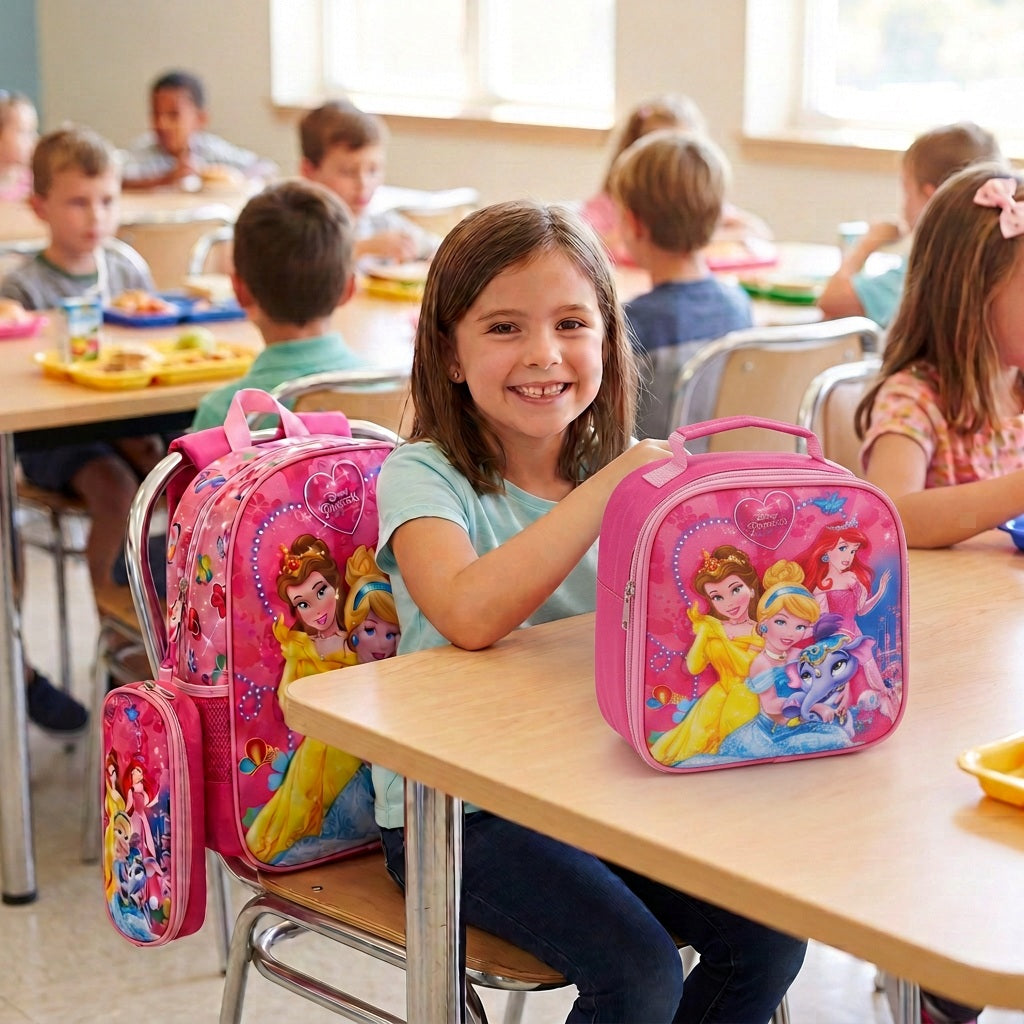 Character Kids School Bag Set (3 Pieces)