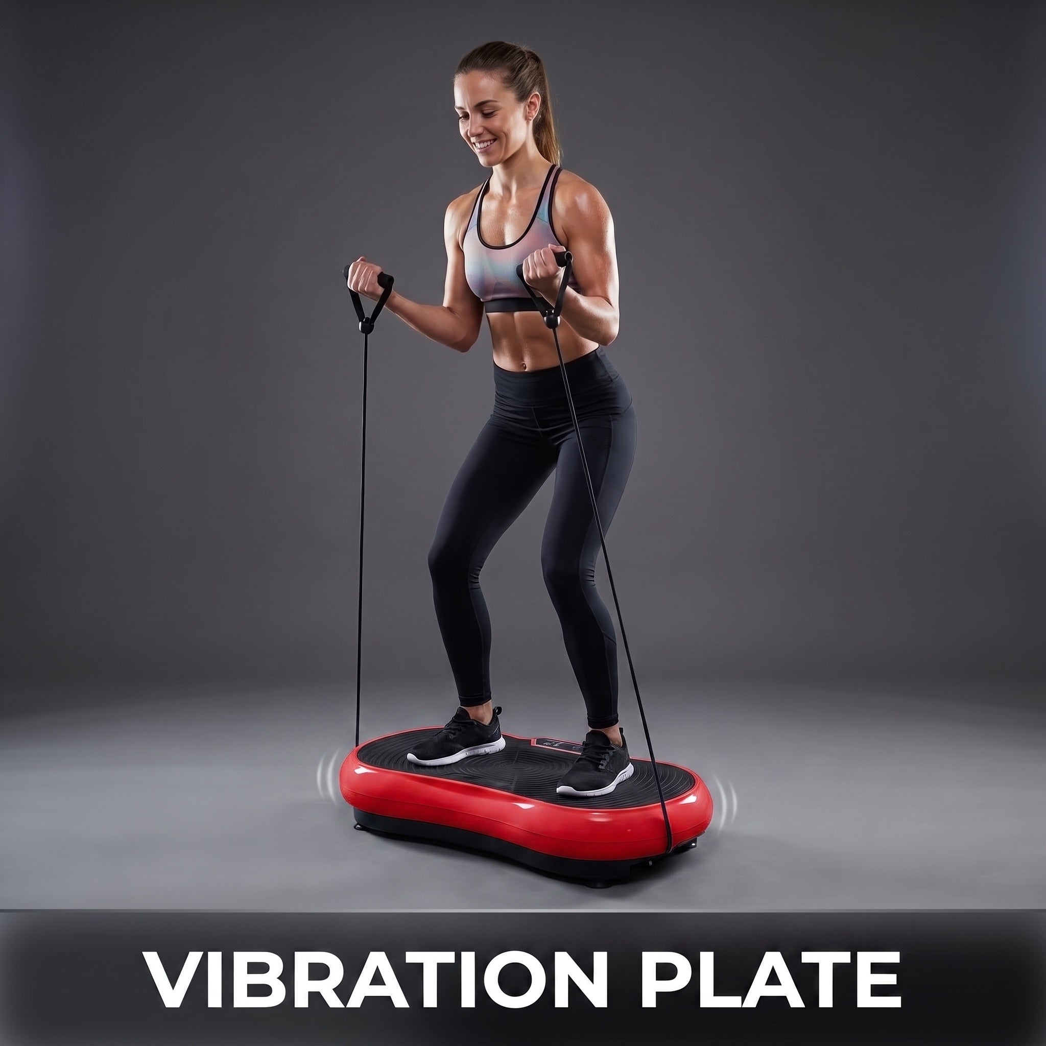 Vibration Plate with Resistance Bands