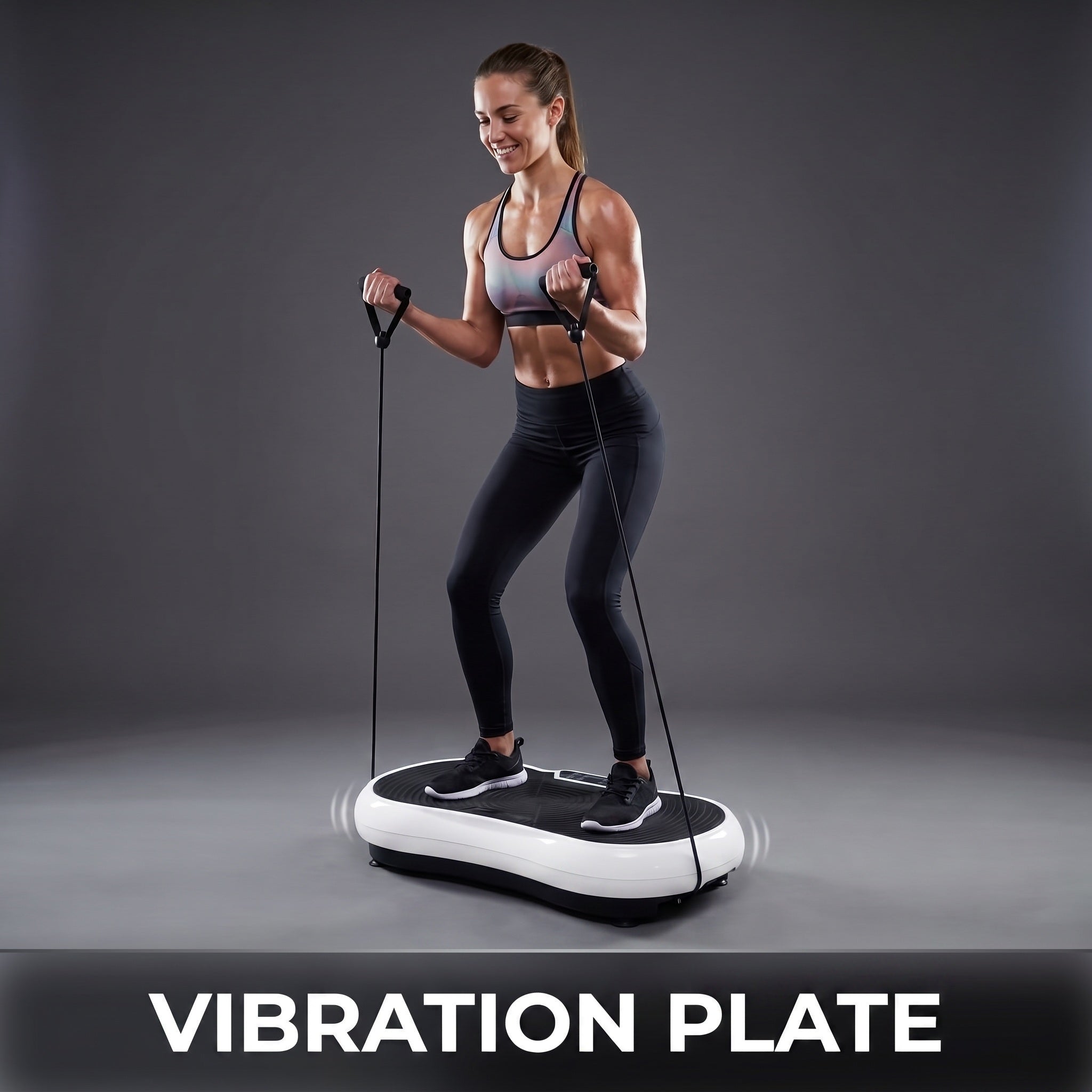 Vibration Plate with Resistance Bands