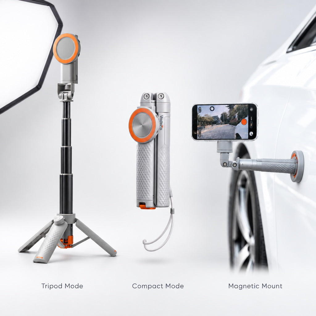 Magnetic Phone Stand with Tripod and Mounts