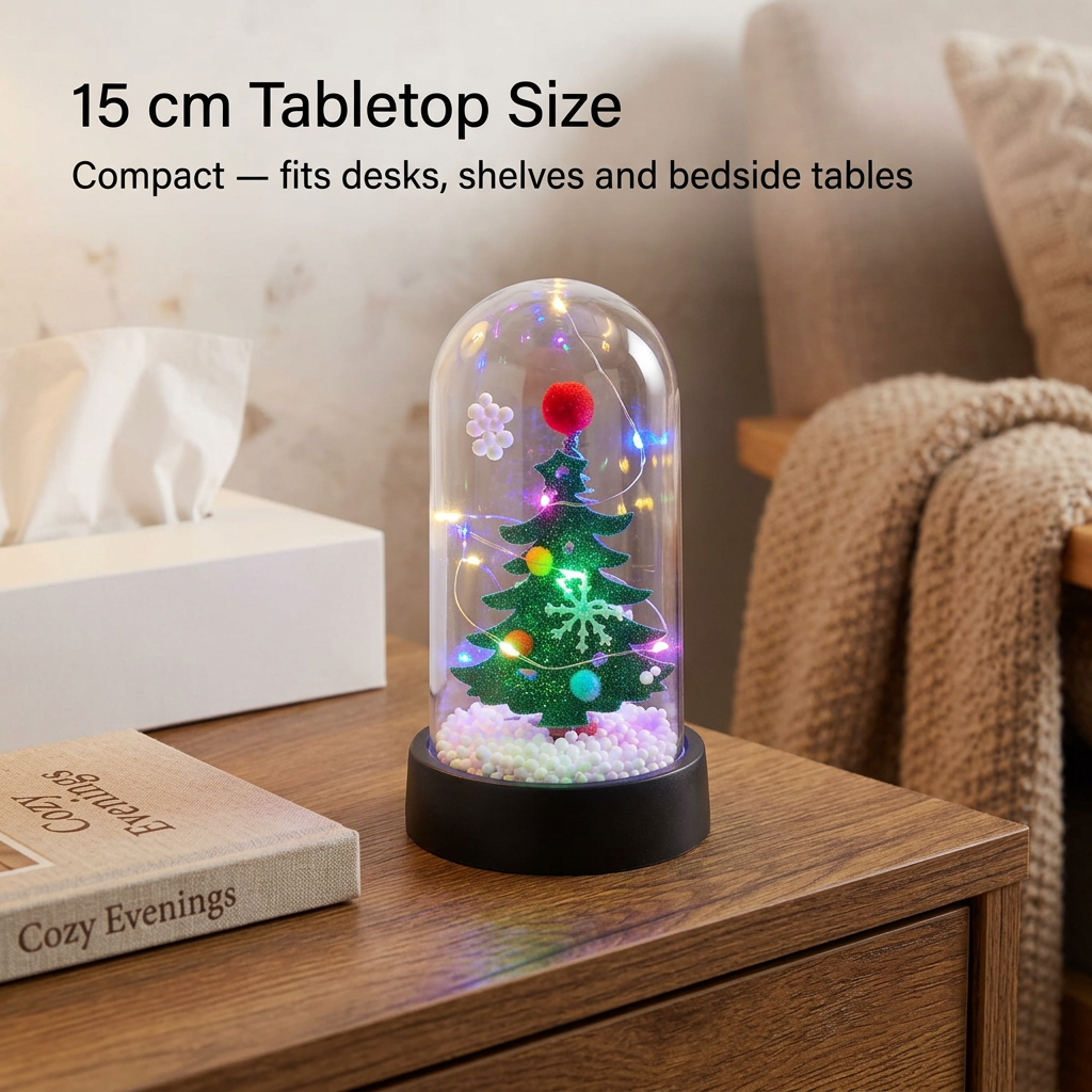 Mini LED Christmas Tree Dome - Tabletop Size