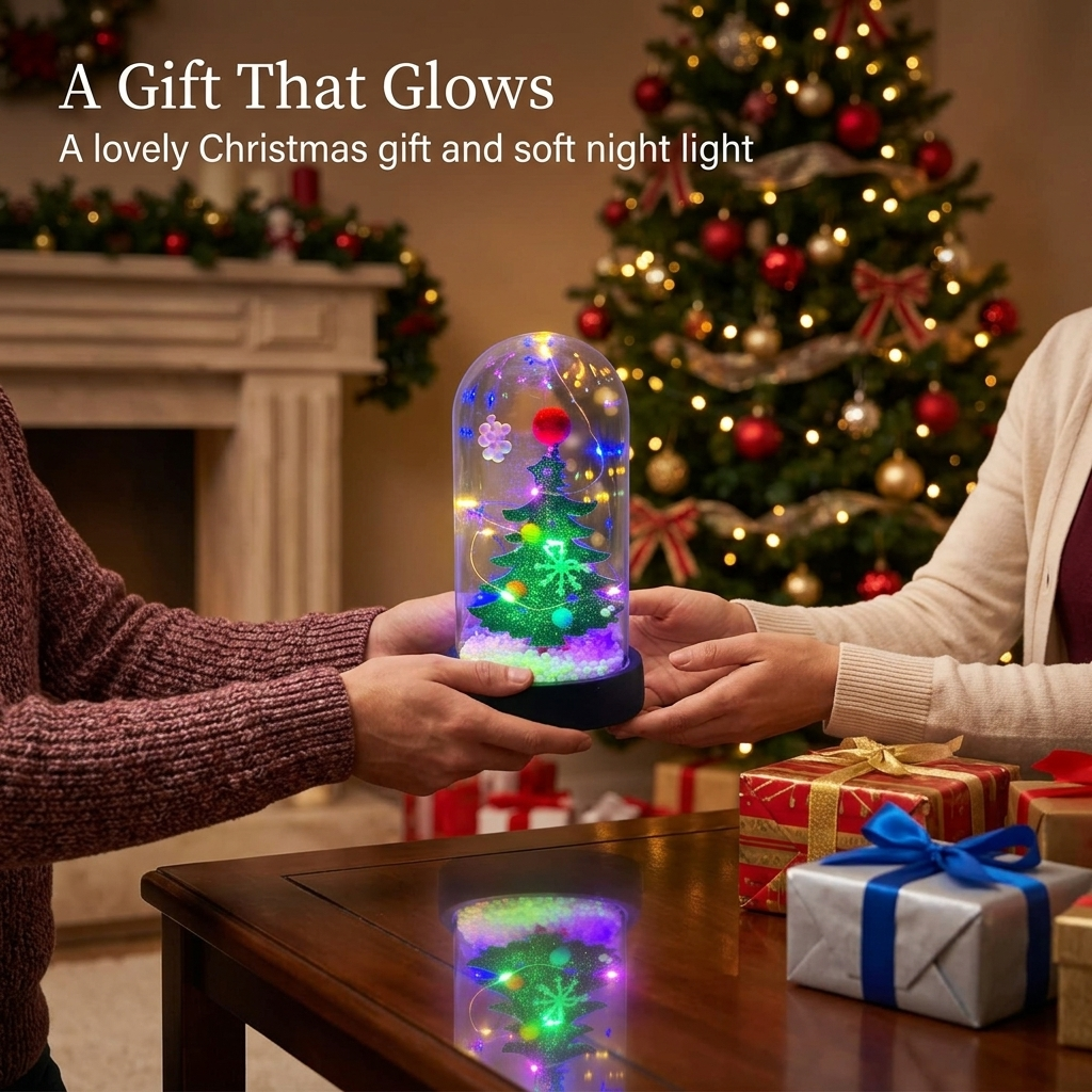 Mini LED Christmas Tree Dome - A Gift That Glows